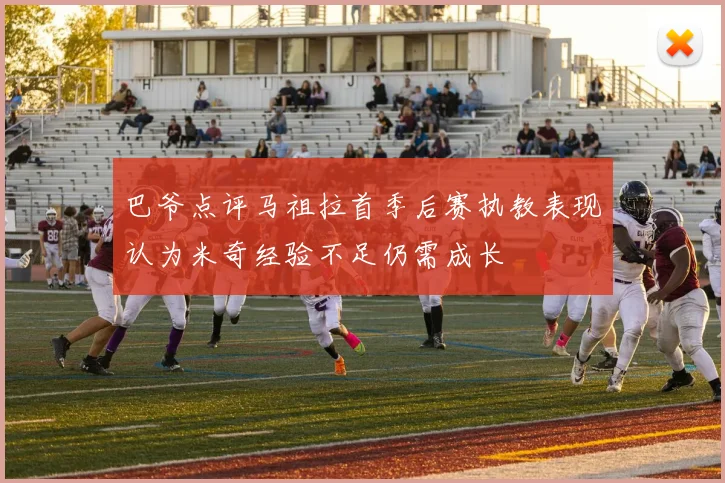 巴爷点评马祖拉首季后赛执教表现认为米奇经验不足仍需成长